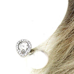 Double-sided Pearl Stud Earrings / AZERFH270-SPE