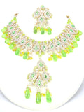 Fashion Trendy Bollywood Style Indian Imitation Necklace Set For Women. / AZBWBR073-GLG