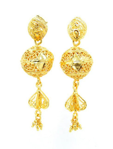 Exclusive Imitation High Finish Gold Plated Earrings / AZIEGT969-GLD