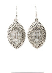 Trendy Fashion Tibetan Silver French Royal Style Dangle Earring Set / AZERVI021-ASL