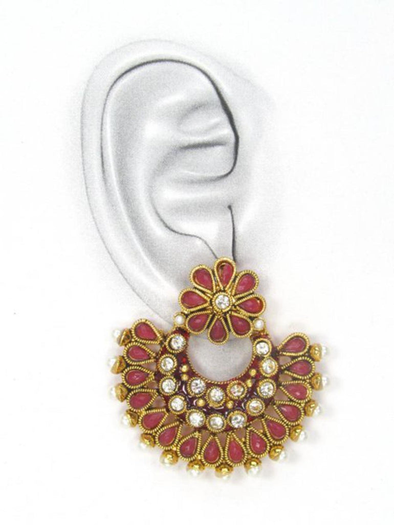 Ethnic Chandbali Earrings | Shop Chandbali Earrings Silver Style