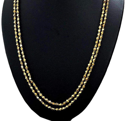 Arras Creations Imitation Traditional Kolhapuri Necklace - Mala Style for Women / AZKHMA043-GLD