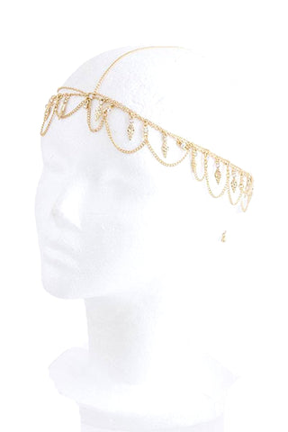 Arras Creations Fashoin Trendy Spike Dangle Head Chain for Women / AZFJHP094-GLD Gold