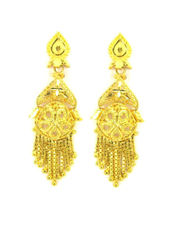 Exclusive Imitation High Finish Gold Plated Earrings / AZIEGT366-GLD