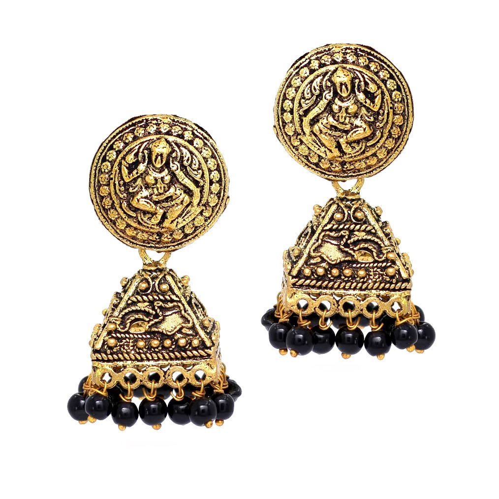 Traditional Indian Gold Touch Bahubali Jewelry Earrings/ Latest Oxidized  Indian Dangle & Drop Jhumka Earrings/ Gold Jewelry Earrings - Etsy