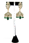 Imitation Designer Victorian Zhumka Bollywood Earring / AZERVE4003-GGR