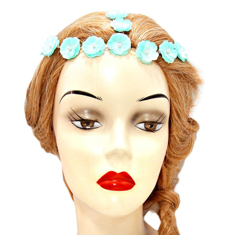 T-Shaped Flower Strand HeadBand For Women / AZFJHB891-GMI