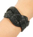 Glitter Stone Bracelet / AZBRLB030-BBK