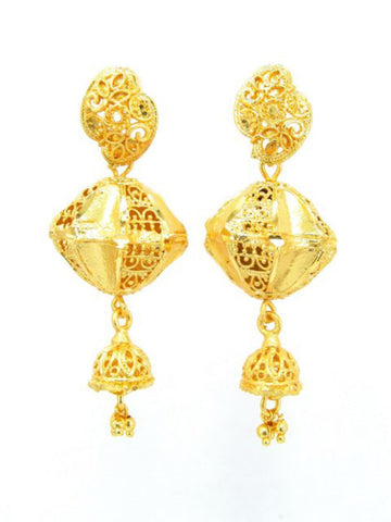 Exclusive Imitation High Finish Gold Plated Earrings / AZIEGT971-GLD