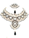 Bollywood Style Indian Imitation Necklace Set / AZBWBR034-GBK