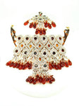 Bollywood Style Indian Imitation Necklace Set / AZBWBR053-GRD