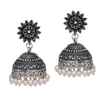 Bollywood Party Wear Oxidized Jhumka Earrings for Women / AZINOXE47