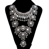 Arras Creations Fashion Statement Bohemian Collar Choker Tassel Coin Gypsy Necklace for Women / AZBTBN028-ASC