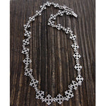 Arras Creations Men's Stainless Steel Metal Cross Chain Necklace For Men / AZMJCH010-BBK