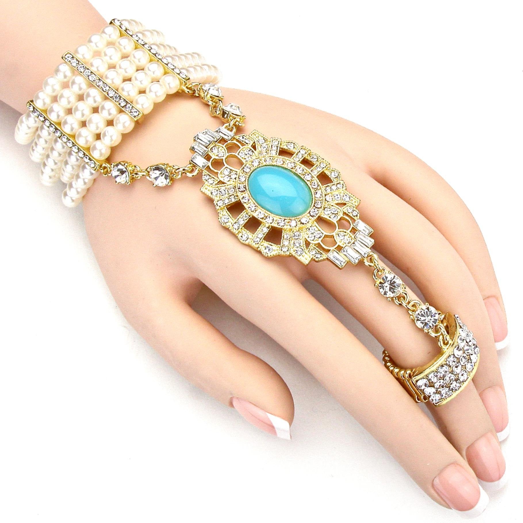 Emerald Bezel Set Birthstone Hand Chain | Citrine Slave Bracelet | Finger  Bracelet | Green Dangle Ring | Dainty Bezel Set Hand Chain Ring |
