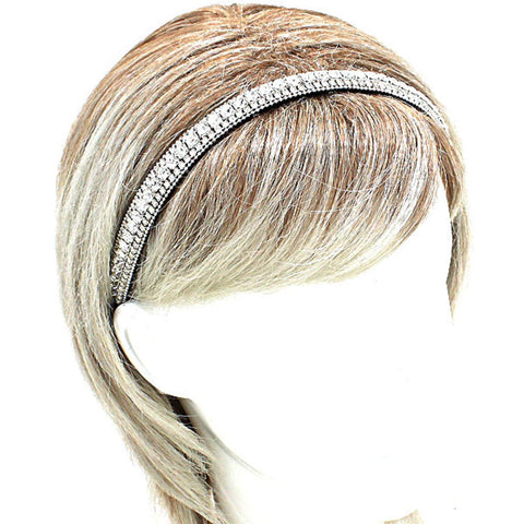 Fashion Trendy 3-Row Crystal Stretch Headband/Hair Accessory For Women/AZFJHB666-SCL