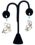 Fashion Trendy Scorpio Post Dangle Earrings for Women / AZEASC005-ASL