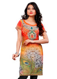 Indian Tunic Top Womens / Kurti Printed Blouse tops - AZDKJD-81DG