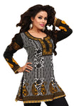 Indian Tunic Top Womens / Kurti Printed Blouse tops - AZDKJD-59E