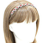Crystal Rhinestone Eye Look Headband / AZFJRB101-SRE