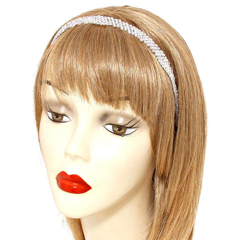 Arras Creations Fashion Trendy Crystal Stretch Headband/Hair Accessory For Women/AZFJHB796-SAB