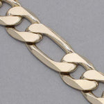 Men's Gold Tone Metal Chain Necklace / AZMJCH013-GLD