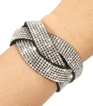 Glitter Stone Bracelet / AZBRLB030-BCL