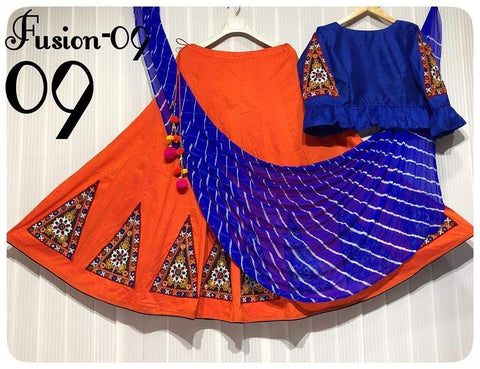 Elegant but Traditional Dandiya Dress / DDAG007-OBB