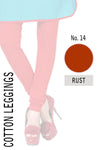 Cotton Leggings Rust CL14