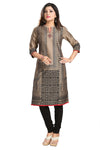 Secret Shimmer Cotton Silk Formal Wear Tunic For Women MM138