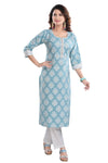 Elegant Cotton Women Kurta Pant Set NR504