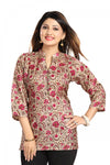 Print Perfect Short Length Art Silk Kurti For Modern Woman SC2501MJ