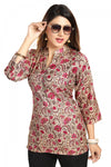 Print Perfect Short Length Art Silk Kurti For Modern Woman SC2501MJ-2